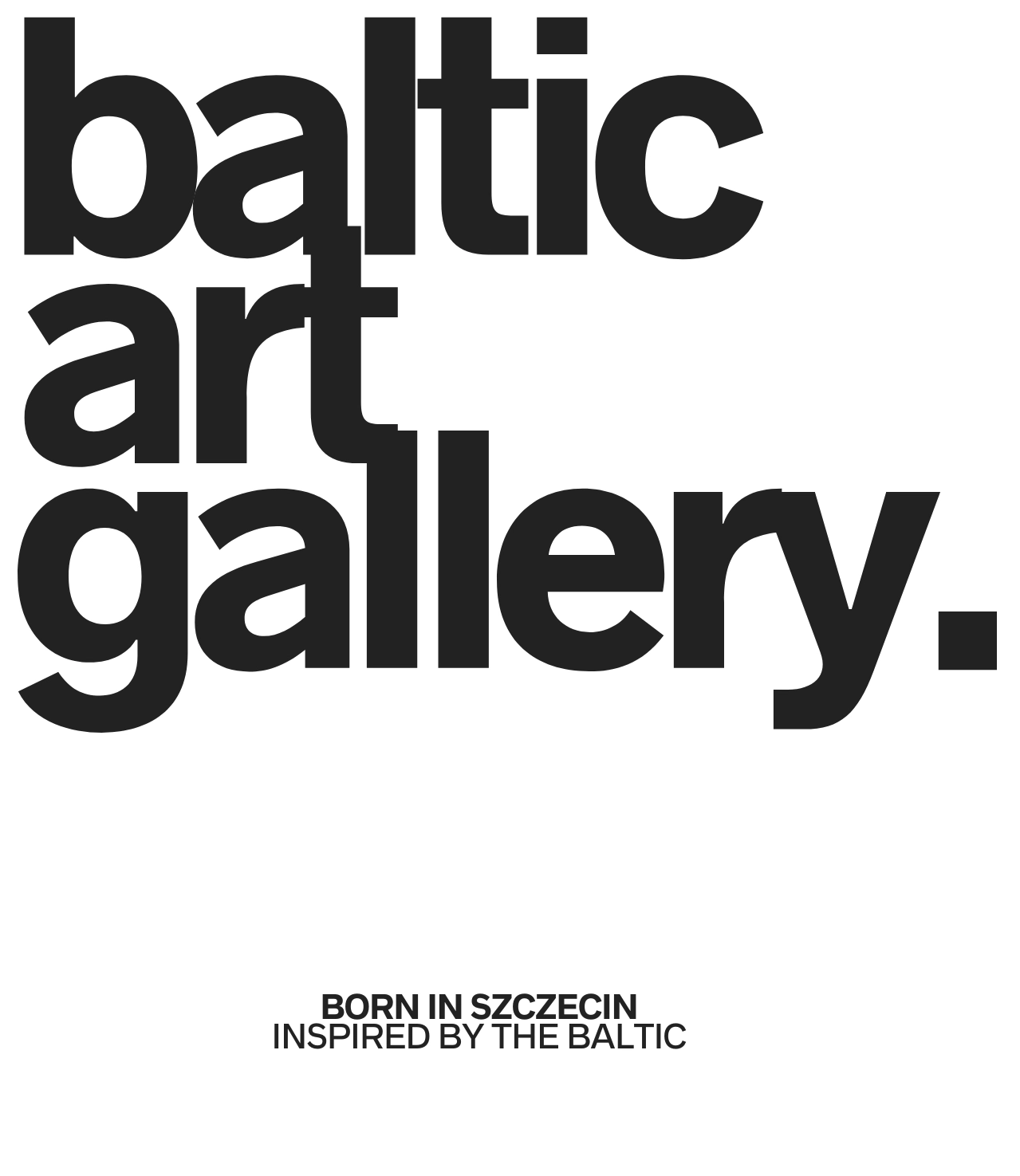 Logo Baltic Art Gallery